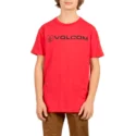 t-shirt-a-manche-courte-rouge-pour-enfant-line-euro-true-red-volcom