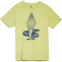 t-shirt-a-manche-courte-jaune-pour-enfant-digitalpoison-shadow-lime-volcom