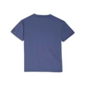 t-shirt-a-manche-courte-bleu-marine-pour-enfant-classic-stone-deep-blue-volcom