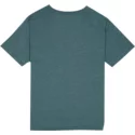 t-shirt-a-manche-courte-vert-pour-enfant-pinline-stone-pine-volcom