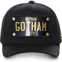 casquette-courbee-noire-snapback-avec-plaque-batman-gotham-city-batp4-dc-comics-capslab