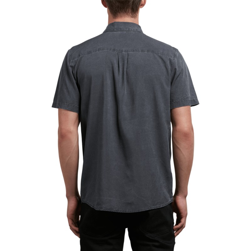 chemise-a-manche-courte-noire-chill-out-black-volcom