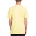 t-shirt-a-manche-courte-jaune-crisp-stone-yellow-volcom