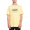t-shirt-a-manche-courte-jaune-cresticle-yellow-volcom