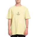 t-shirt-a-manche-courte-jaune-cut-the-rope-lime-volcom
