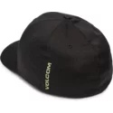 casquette-courbee-noire-ajustee-full-stone-xfit-dusty-green-volcom