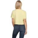 t-shirt-a-manche-courte-jaune-pocket-dial-faded-yellow-volcom