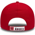 casquette-courbee-rouge-ajustable-9forty-the-league-los-angeles-angels-mlb-new-era