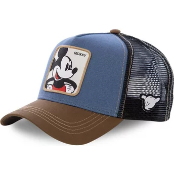 Casquette trucker azul, noire et marron Mickey Mouse MIC1 Disney Capslab