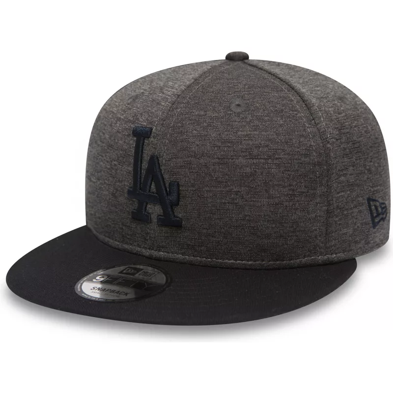 casquette-plate-pierre-snapback-avec-visiere-noire-9fifty-heather-pull-los-angeles-dodgers-mlb-new-era