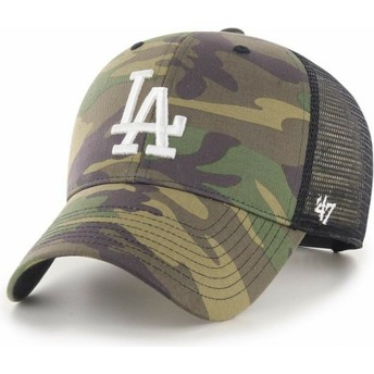 Casquette trucker camouflage avec logo blanc MVP Branson 2 Los Angeles Dodgers MLB 47 Brand