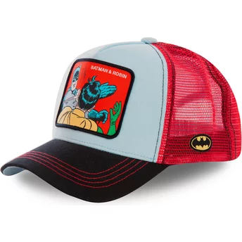 Casquette trucker bleue et rouge Batman & Robin MEM1 DC Comics Capslab