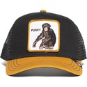 casquette-trucker-noire-et-jaune-singe-banana-shake-goorin-bros