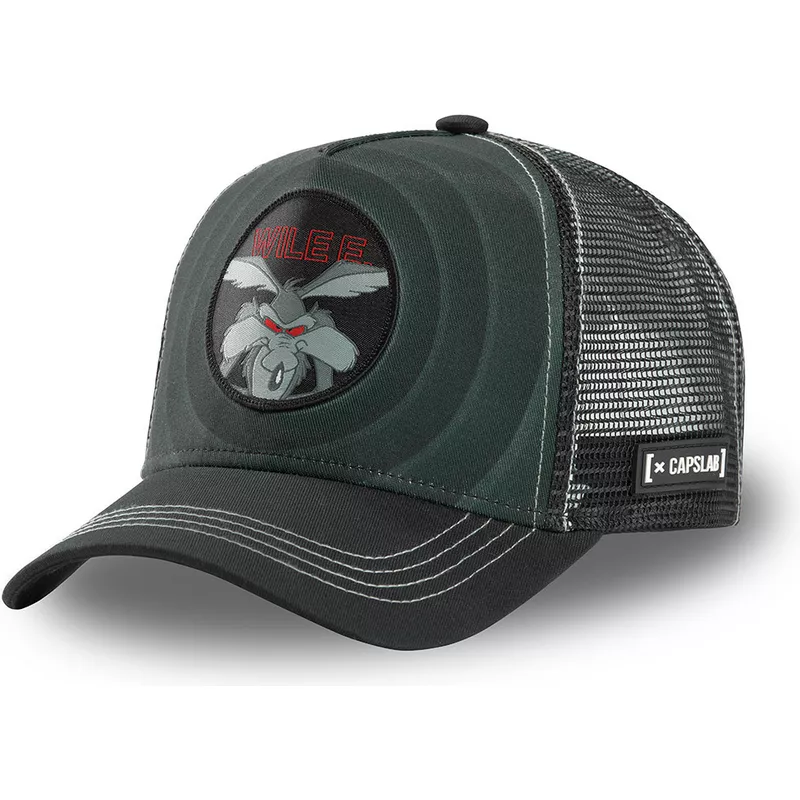casquette-trucker-noire-coyote-bullseye-color-rings-wil2-looney-tunes-capslab