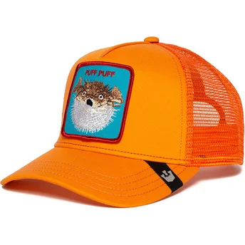 casquette-trucker-orange-poisson-globe-puff-goorin-bros