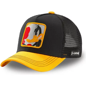 Casquette trucker noire et jaune Daffy Duck LOO DUK Looney Tunes Capslab