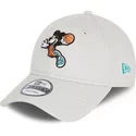 casquette-courbee-blanche-ajustable-9forty-character-sports-mickey-mouse-basketball-disney-new-era