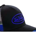 casquette-trucker-noire-avec-logo-bleu-neo-blu-von-dutch