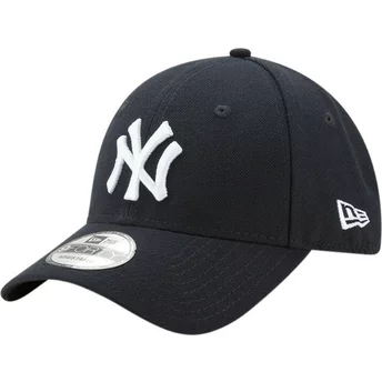 casquette-courbee-bleue-marine-ajustable-9forty-the-league-new-york-yankees-mlb-new-era