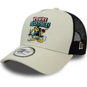 casquette-trucker-grise-character-a-frame-daffy-duck-looney-tunes-new-era