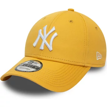 Casquette courbée jaune ajustable 9FORTY League Essential New York Yankees MLB New Era