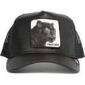 casquette-trucker-noire-panthere-panther-truth-will-prevail-the-farm-goorin-bros