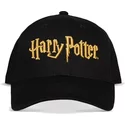 casquette-courbee-noire-snapback-gold-logo-harry-potter-difuzed