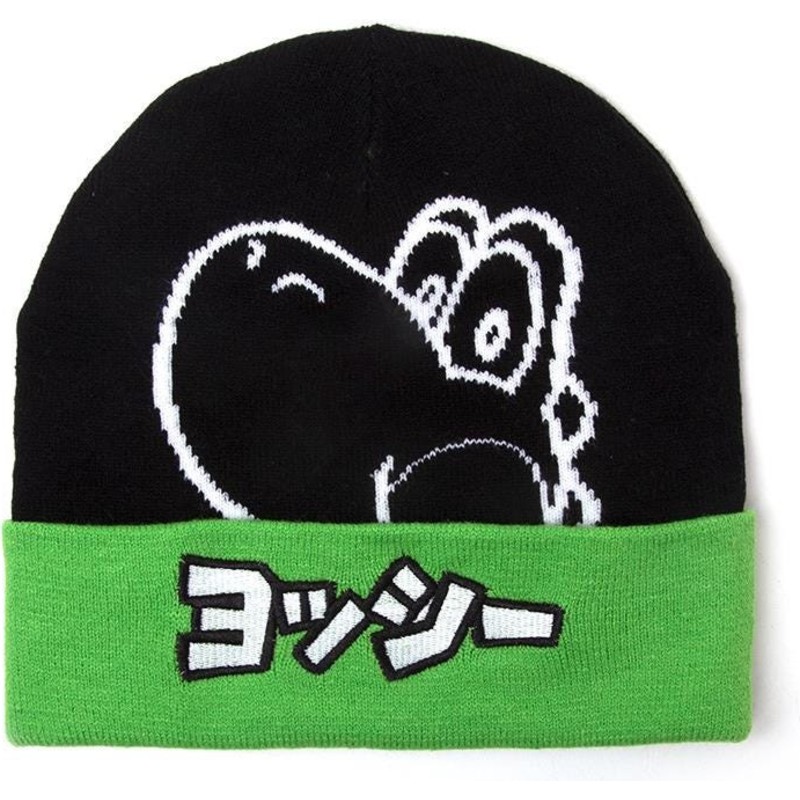 bonnet-noir-et-vert-yoshi-japanese-super-mario-bros-difuzed