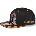 casquette-plate-noire-snapback-bugs-bunny-space-jam-looney-tunes-difuzed