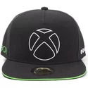 casquette-plate-noire-snapback-xbox-ready-to-play-microsoft-difuzed