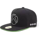 casquette-plate-noire-snapback-xbox-ready-to-play-microsoft-difuzed