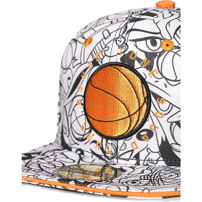casquette-plate-blanche-snapback-space-jam-looney-tunes-difuzed