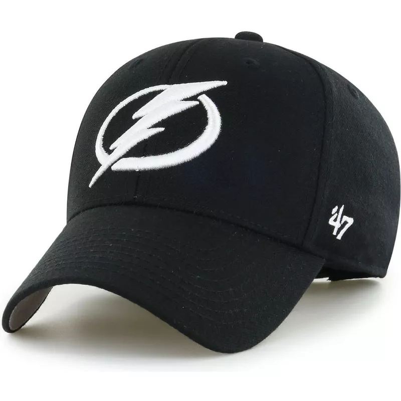 casquette-courbee-noire-ajustable-mvp-tampa-bay-lightning-nhl-47-brand