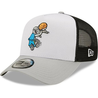 Casquette trucker grise et noire A Frame Character Sports Bugs Bunny Looney Tunes New Era