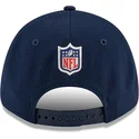 casquette-courbee-bleue-marine-et-noire-snapback-9forty-stretch-snap-sideline-road-seattle-seahawks-nfl-new-era