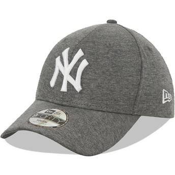 Casquette courbée grise ajustable pour enfant 9FORTY Pull Essential New York Yankees MLB New Era