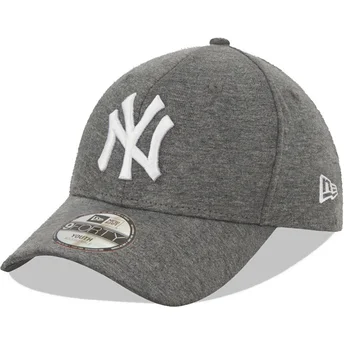 Casquette courbée grise ajustable pour enfant 9FORTY Pull Essential New York Yankees MLB New Era