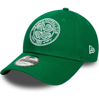 Casquette courbée verte ajustable 9FORTY Celtic Football Club Scottish Premiership New Era