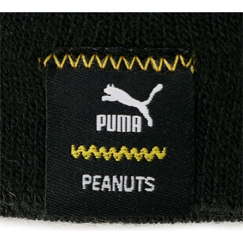 bonnet-noir-pour-enfant-classic-cuffless-snoopy-peanuts-puma