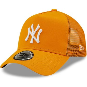 Casquette trucker orange A Frame Tonal Mesh New York Yankees MLB New Era