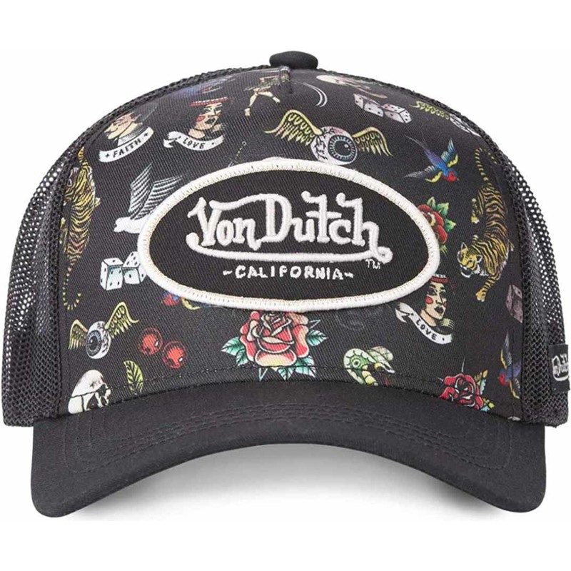 casquette-trucker-noire-tattoo-tat-nr-von-dutch