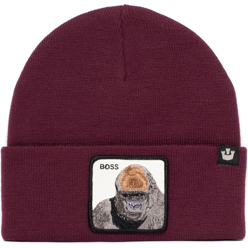 bonnet-grenat-gorille-boss-apes-knit-the-farm-goorin-bros