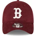 casquette-courbee-rouge-ajustee-39thirty-cord-boston-red-sox-mlb-new-era
