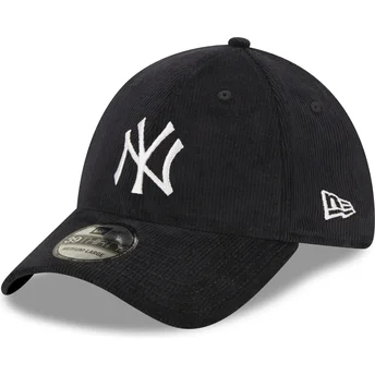 Casquette courbée bleue marine ajustée 39THIRTY Cord New York Yankees MLB New Era