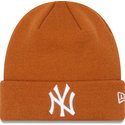 bonnet-marron-league-essential-cuff-new-york-yankees-mlb-new-era