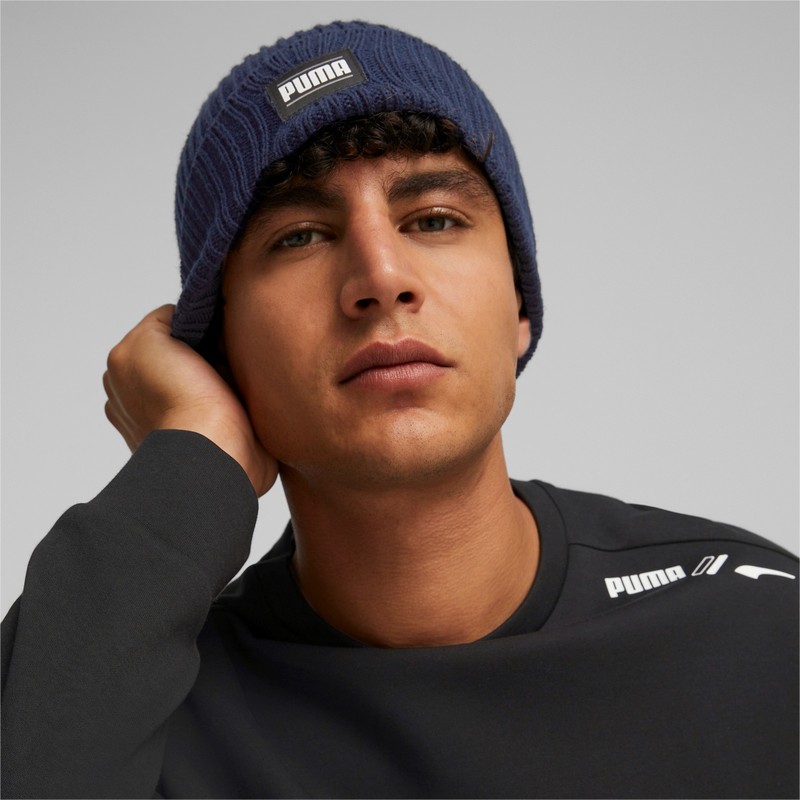 bonnet-bleu-marine-ribbed-classic-cuff-puma