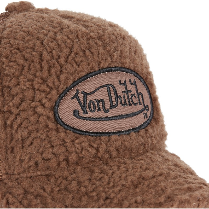 casquette-trucker-marron-peau-mouton-fur2-von-dutch