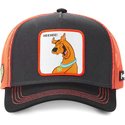 casquette-trucker-noire-et-orange-scooby-doo-heehee-hee-capslab