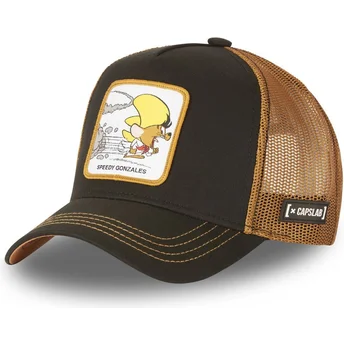 Casquette trucker noire et marron Speedy Gonzales SPE3 Looney Tunes Capslab
