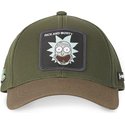 casquette-courbee-verte-et-marron-ajustable-rick-sanchez-casb-ri1-rick-et-morty-capslab